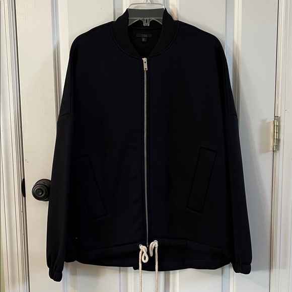 COS Women’s Zip-Up Navy Jacket, Size M - Picture 2 of 10